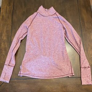 lululemon athletica Long Sleeve Top in Heathered Pink